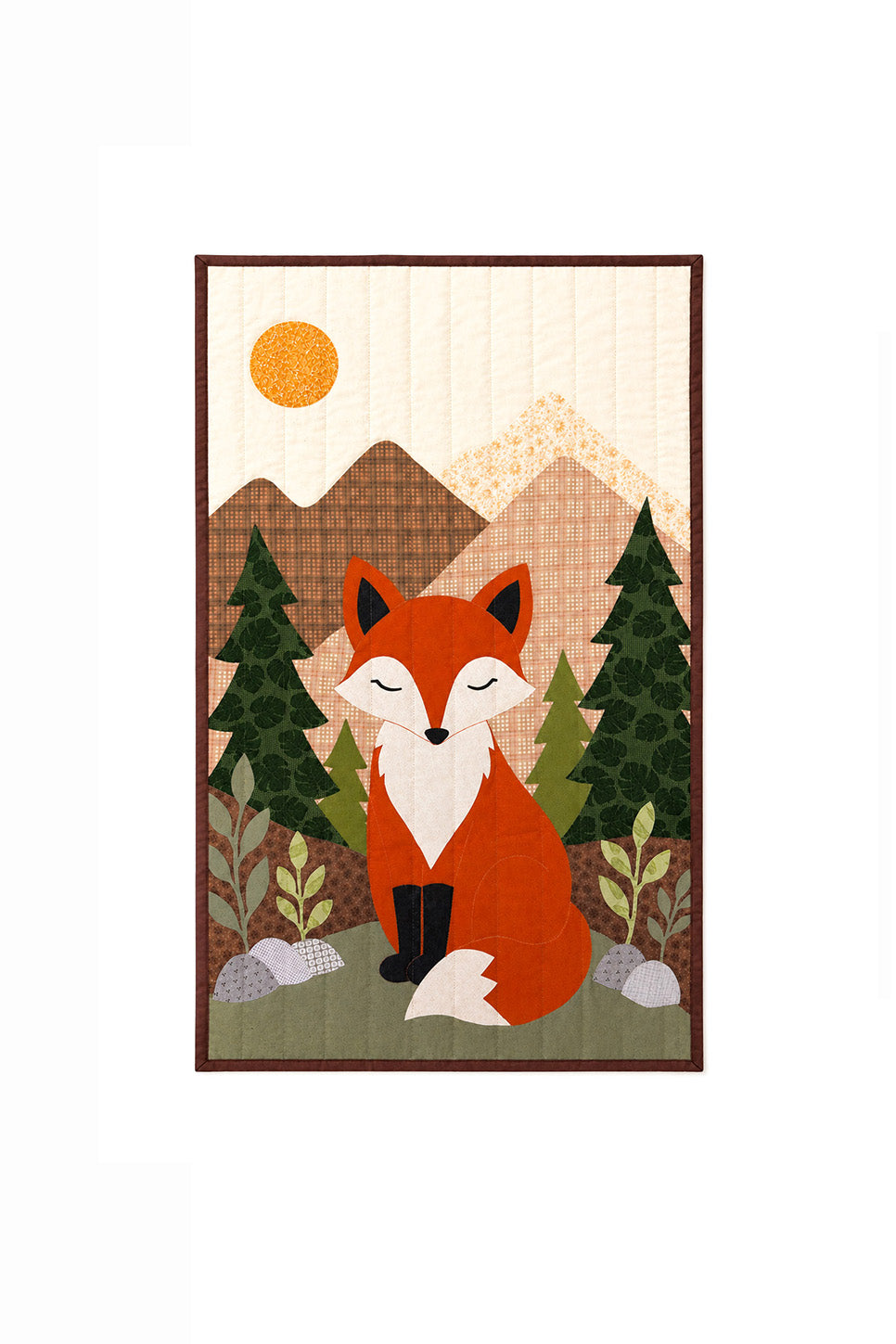 Fox Wall Hanging - Textile Art, Nursery Decor Demee Design
