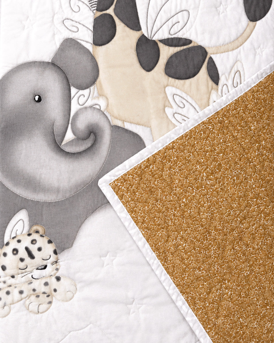 Dreamland Animal Adventure Baby Quilt Demee Design