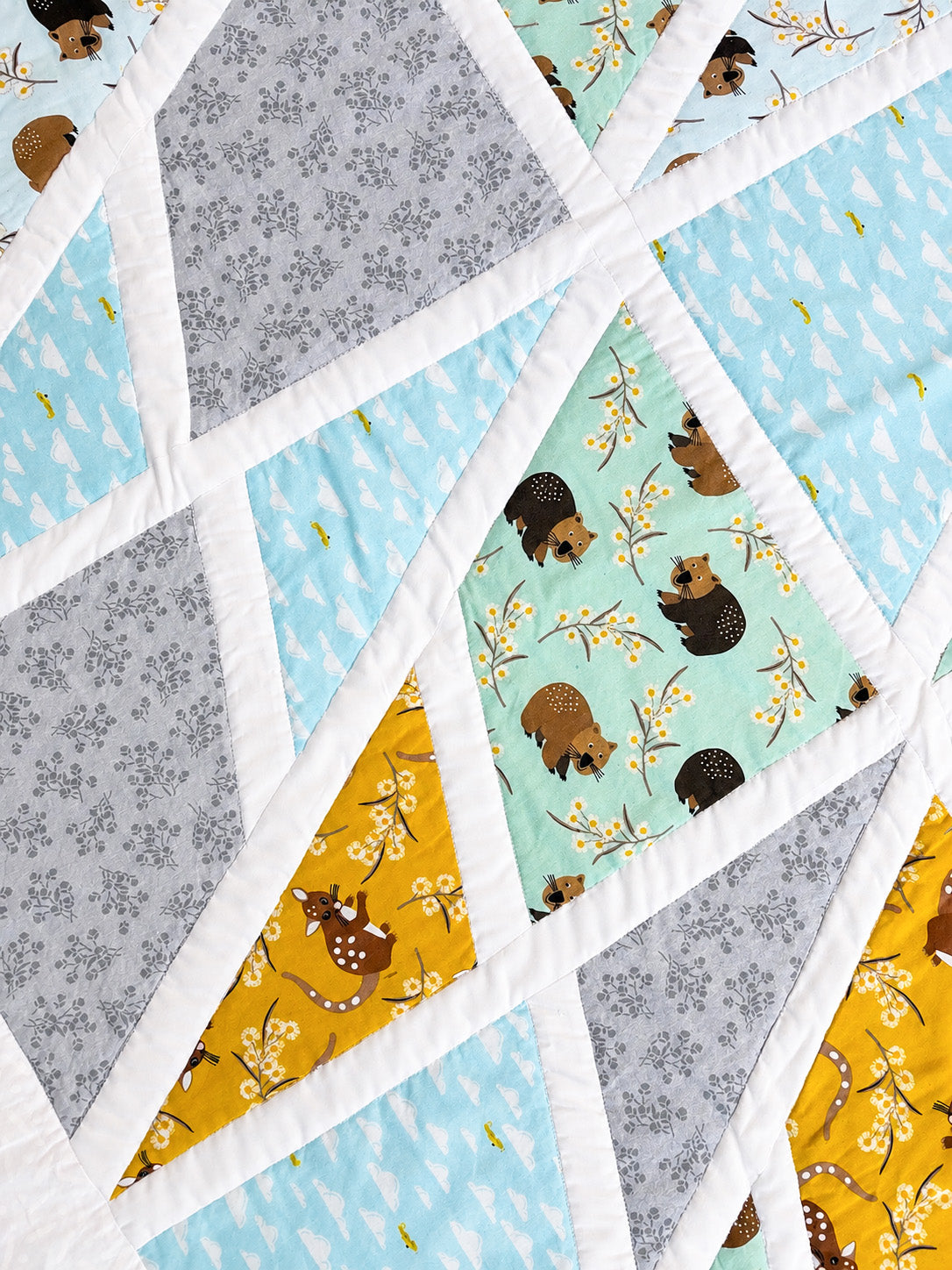 Australian Animal Baby Quilt Demee Design