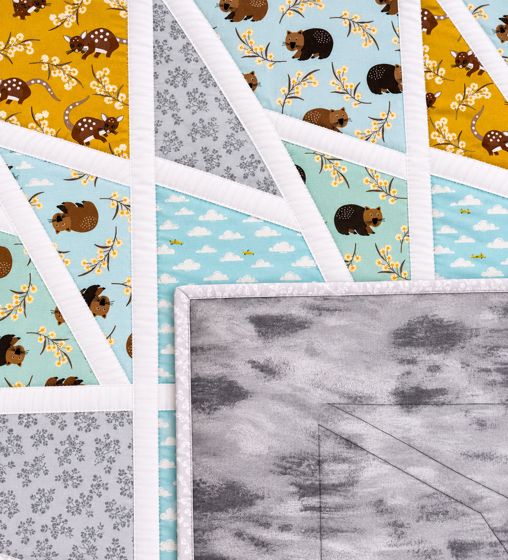 Australian Animal Baby Quilt Demee Design