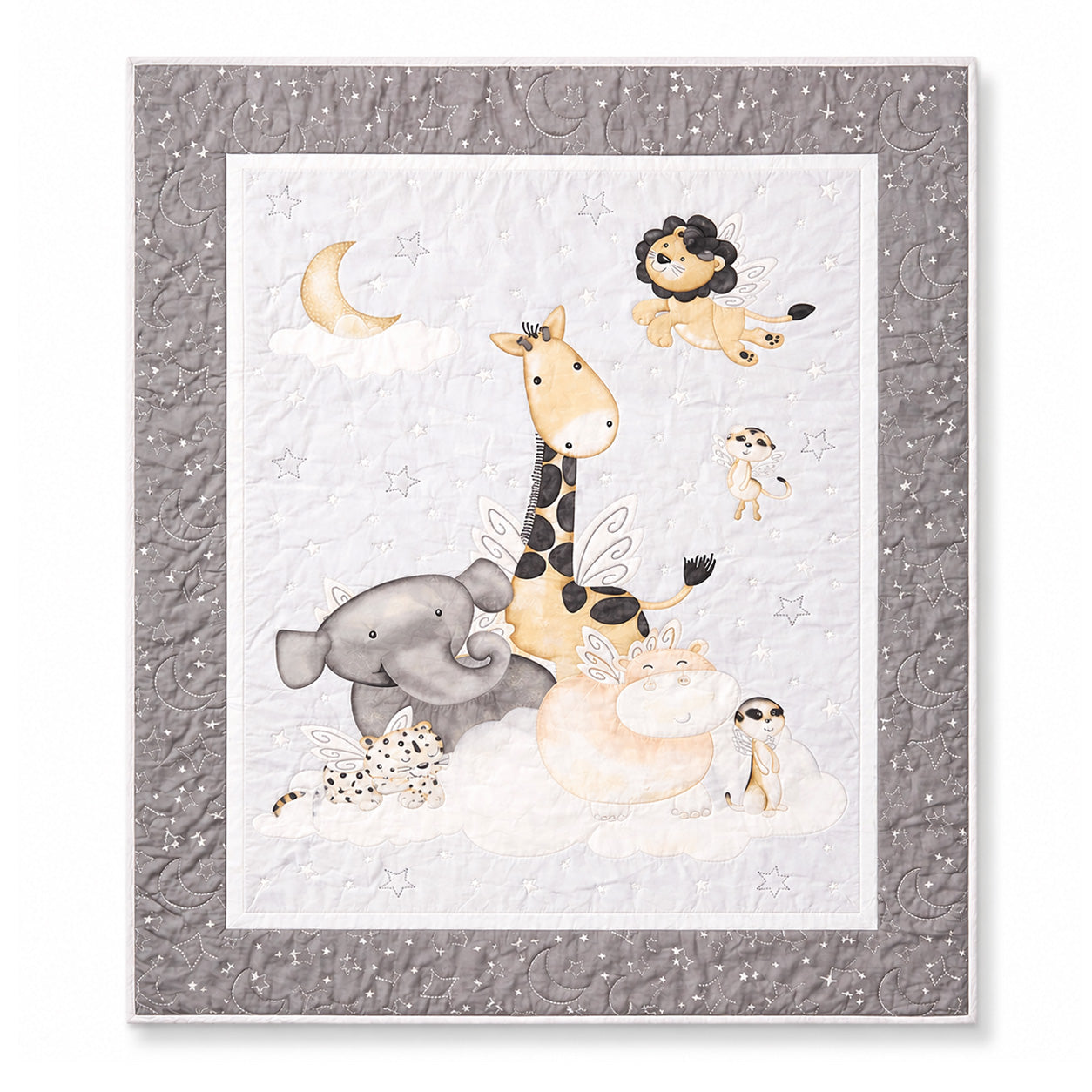 Dreamland Animal Adventure Baby Quilt Demee Design