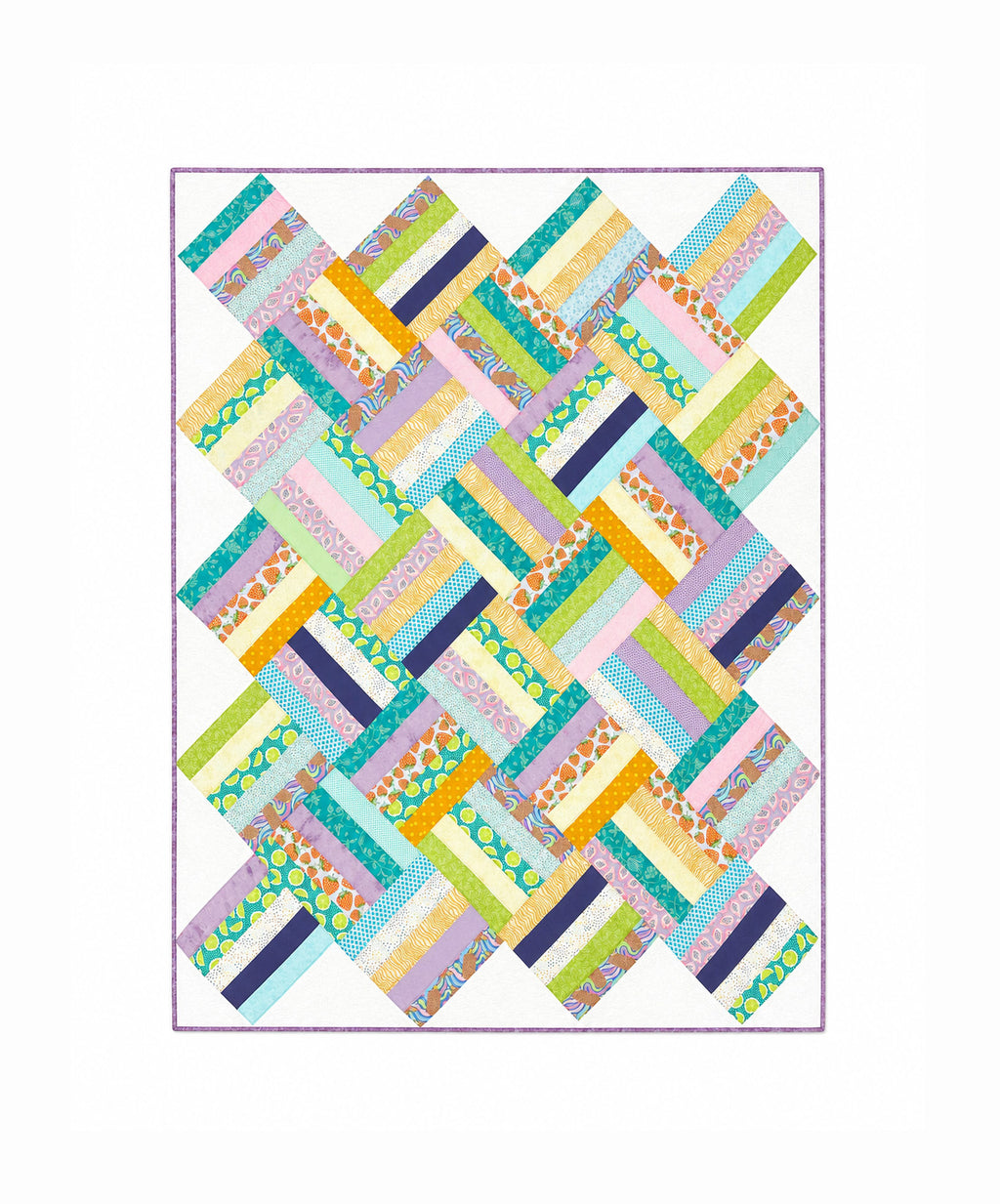 Basket Weave Patchwork Quilt / Throw Demee Design
