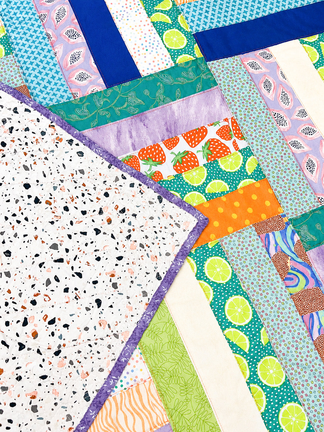 Basket Weave Patchwork Quilt / Throw Demee Design