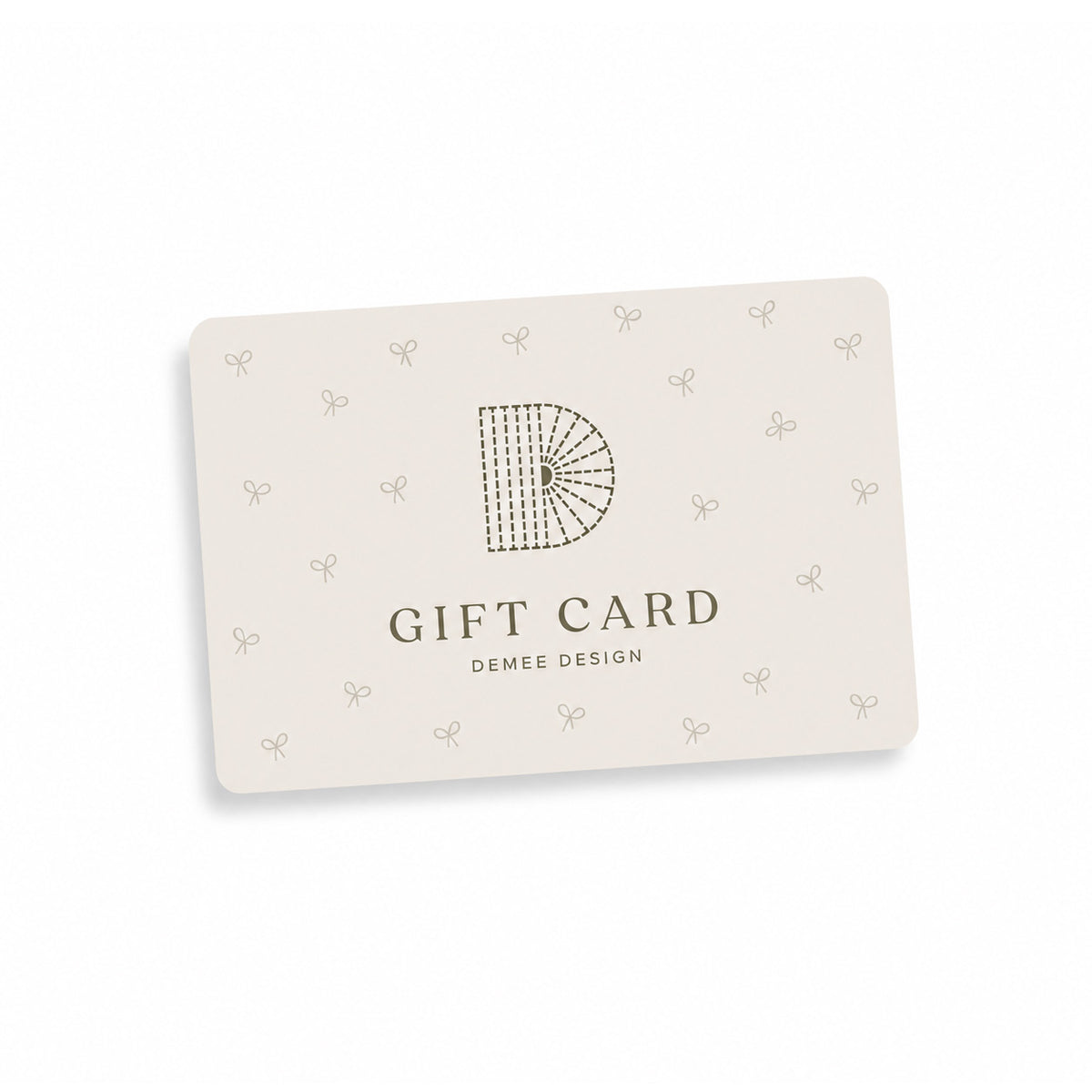 Demee Design Gift Card Demee Design