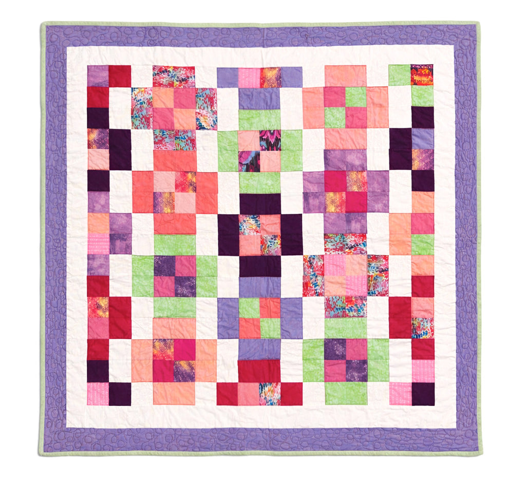 Pastel Garden Baby Quilt Demee Design