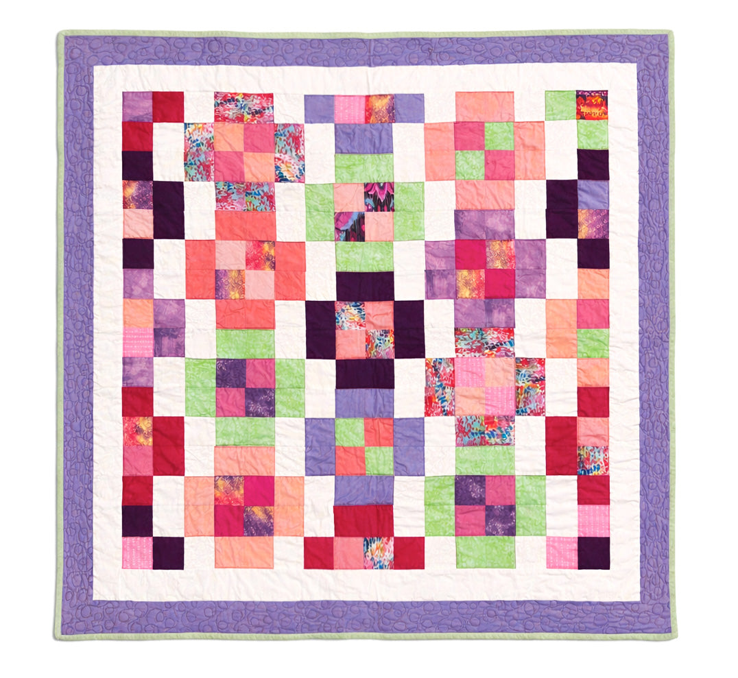 Pastel Garden Baby Quilt Demee Design
