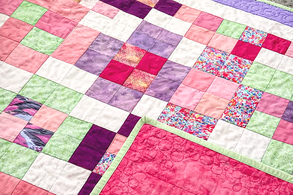 Pastel Garden Baby Quilt Demee Design