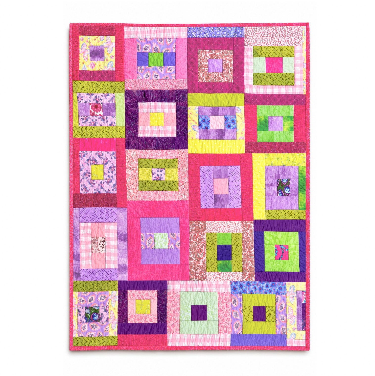 Fireworks Patchwork Quilt Demee Design