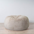 Cloud Plush Fur Bean Bag - Champagne Latte Ivory & Deene