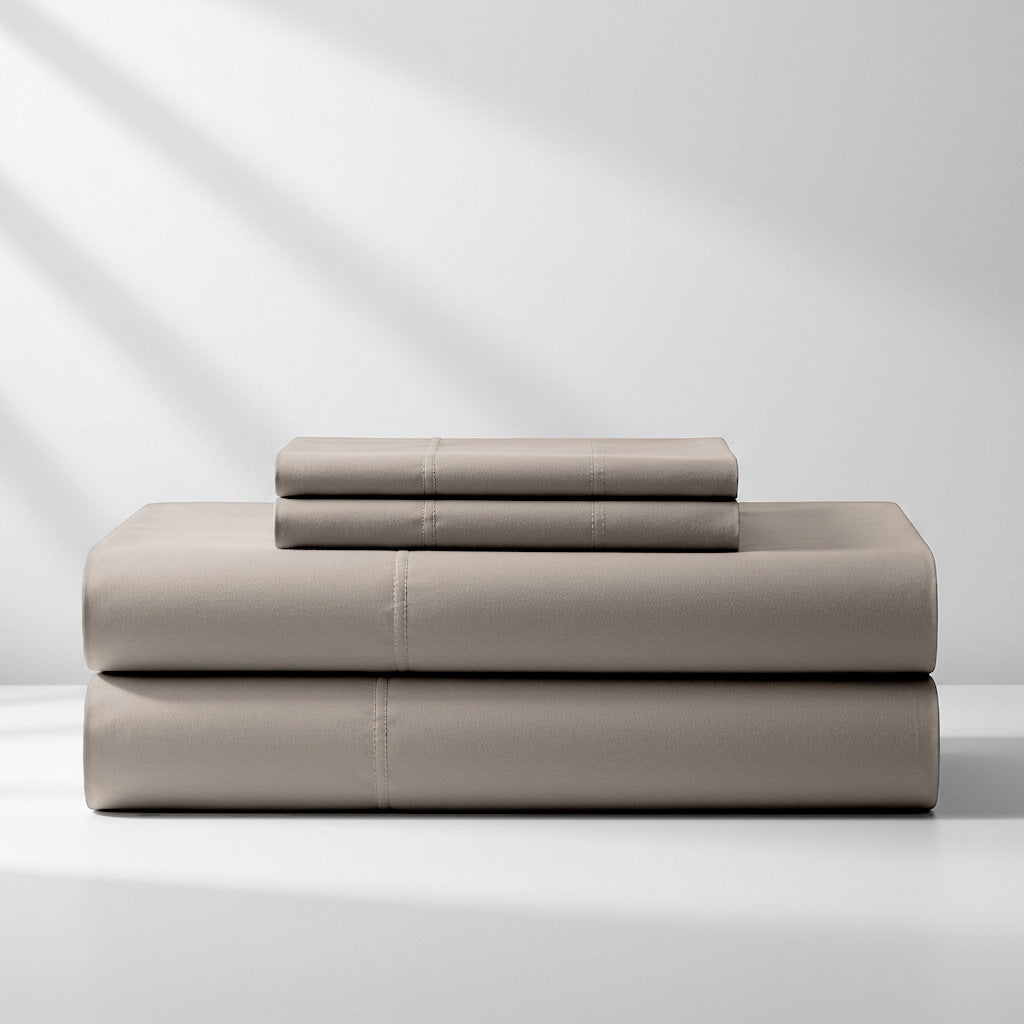 Joy Collection Sheet Set - Champagne Latte Ivory & Deene