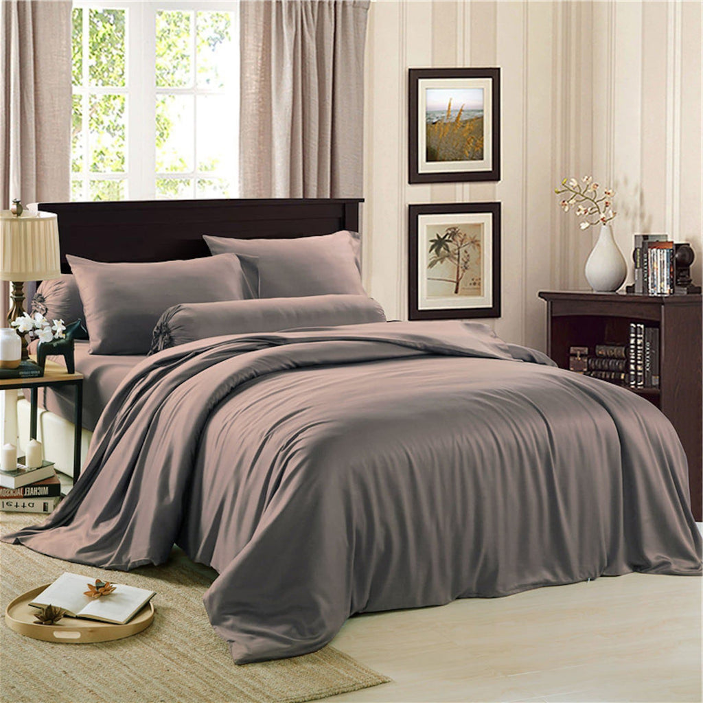 Joy Collection Sheet Set - Charcoal Grey Ivory & Deene