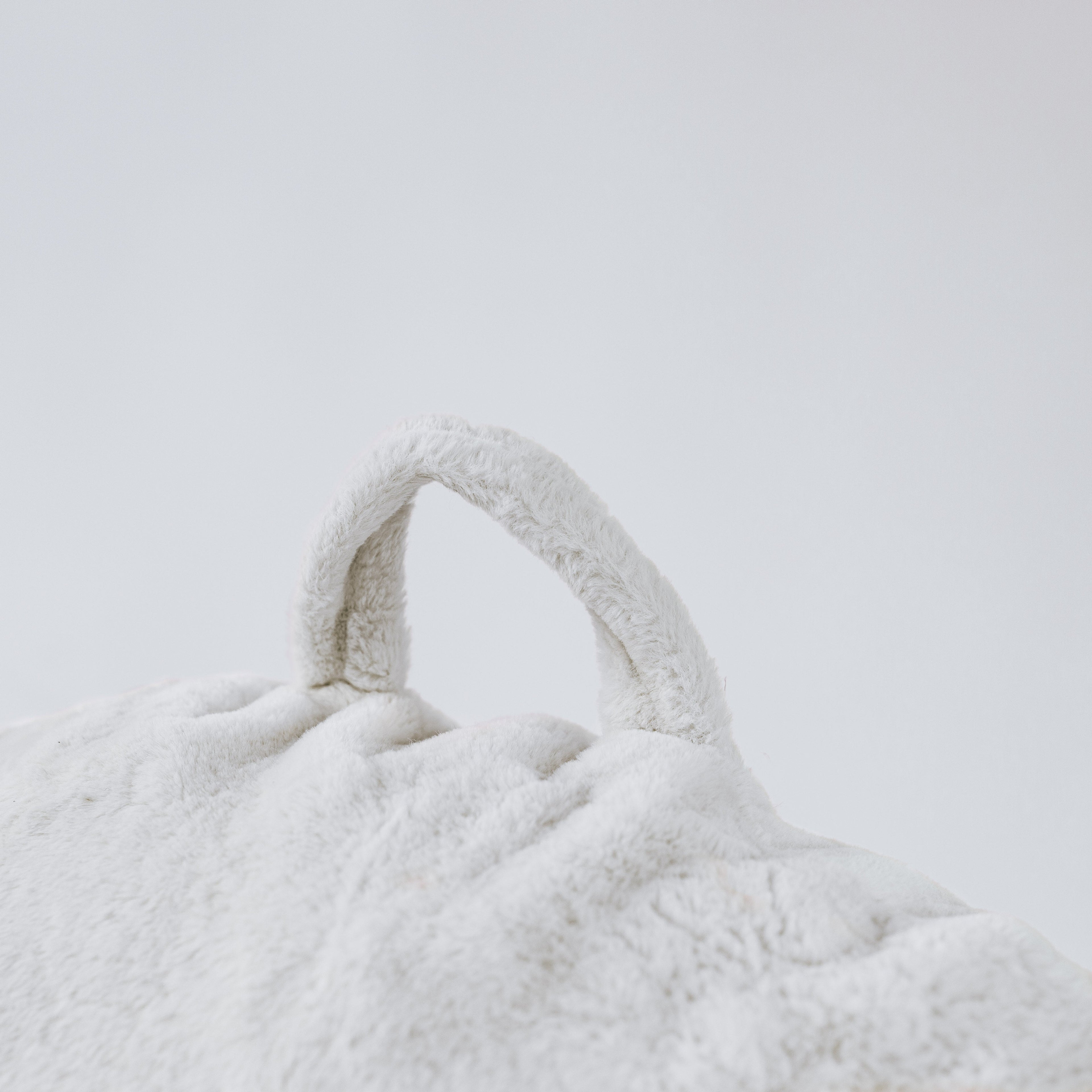 DreamPod® Mini Beanbag Chair - White Ivory & Deene