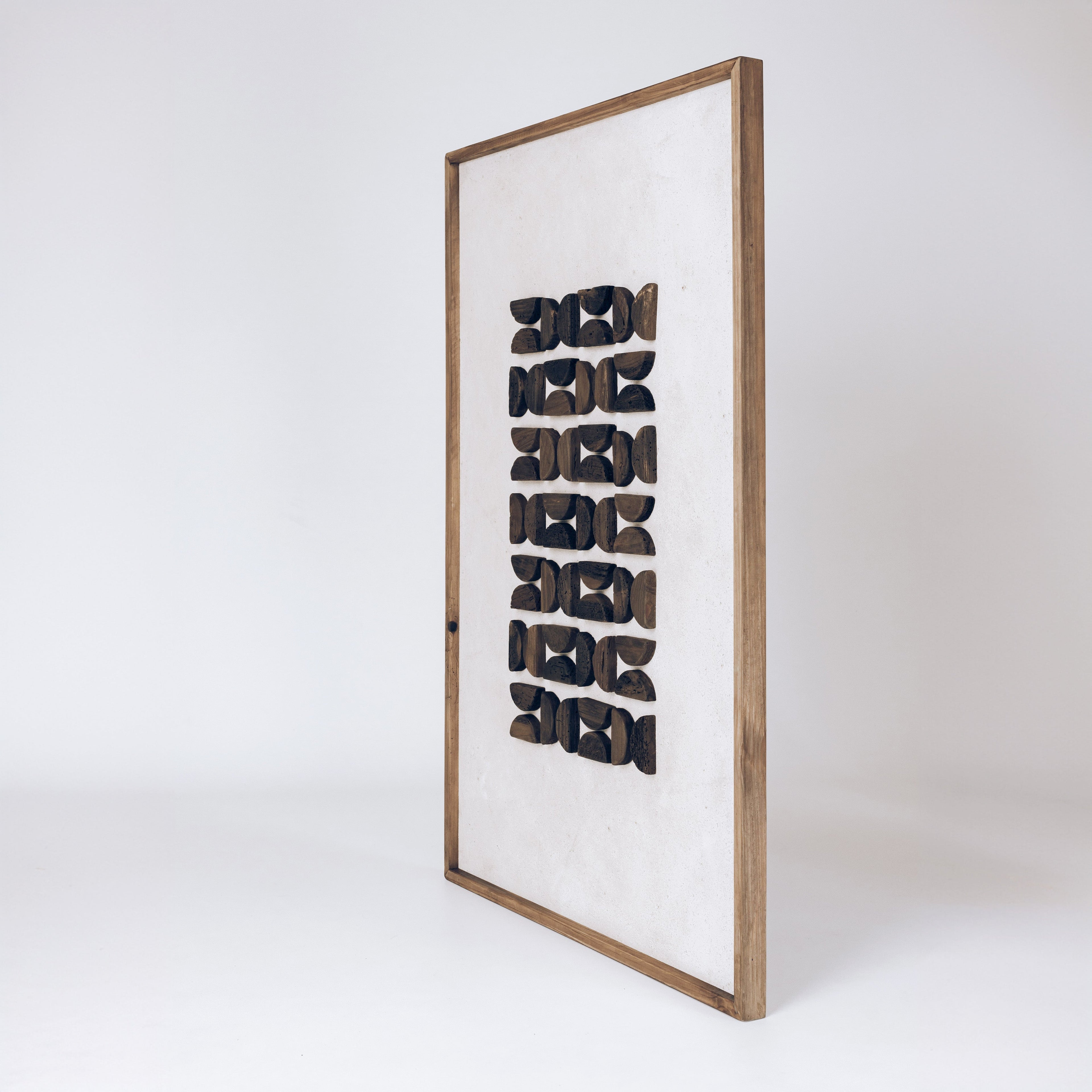 Woodland Muse Dark - Ready To Hang Wall Art - 82x122cm Ivory & Deene