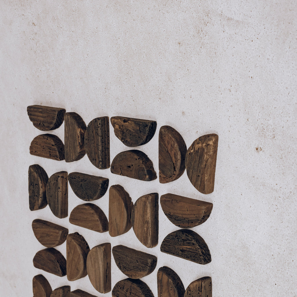 Woodland Muse Dark - Ready To Hang Wall Art - 82x122cm Ivory & Deene