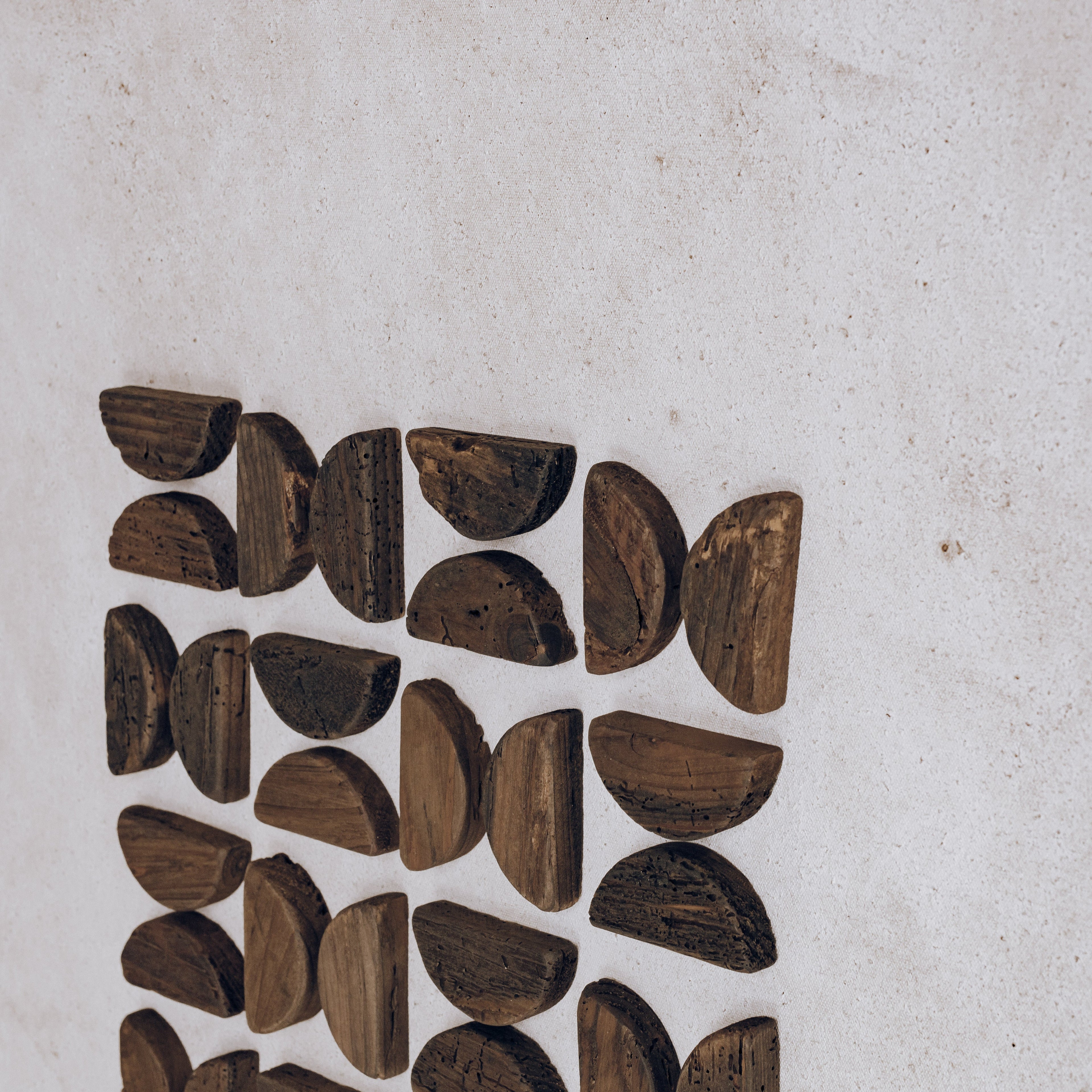 Woodland Muse Dark - Ready To Hang Wall Art - 82x122cm Ivory & Deene