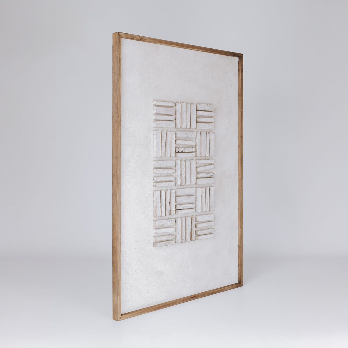 Silent Echos - Ready To Hang Wall Art - 82x122cm Ivory & Deene