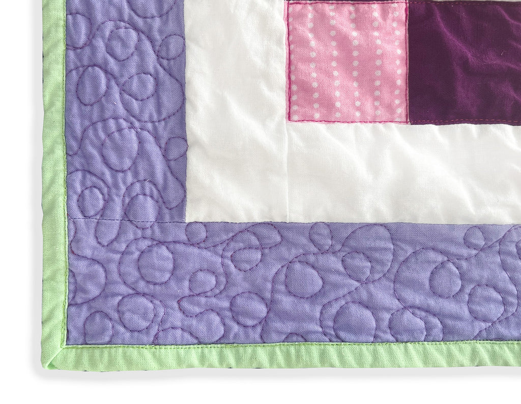 Pastel Garden Baby Quilt Demee Design