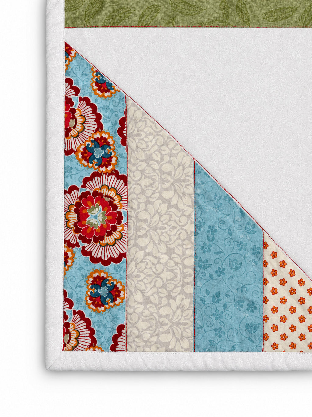 Bird Whispers Geometric Baby Quilt Demee Design
