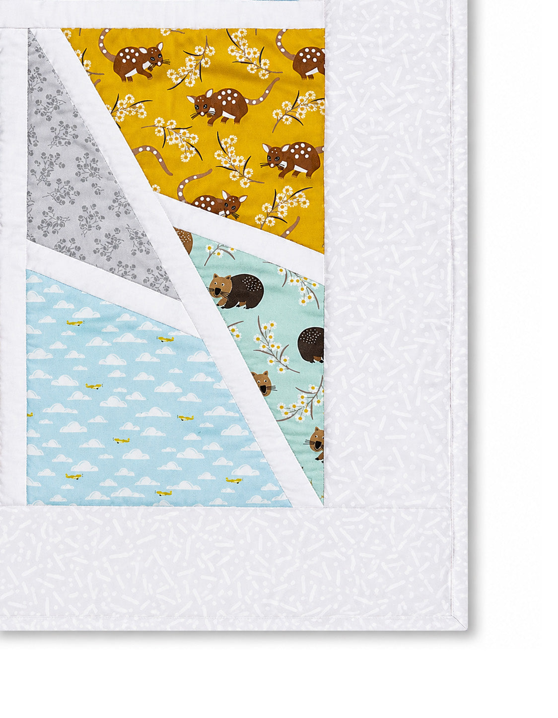 Australian Animal Baby Quilt Demee Design