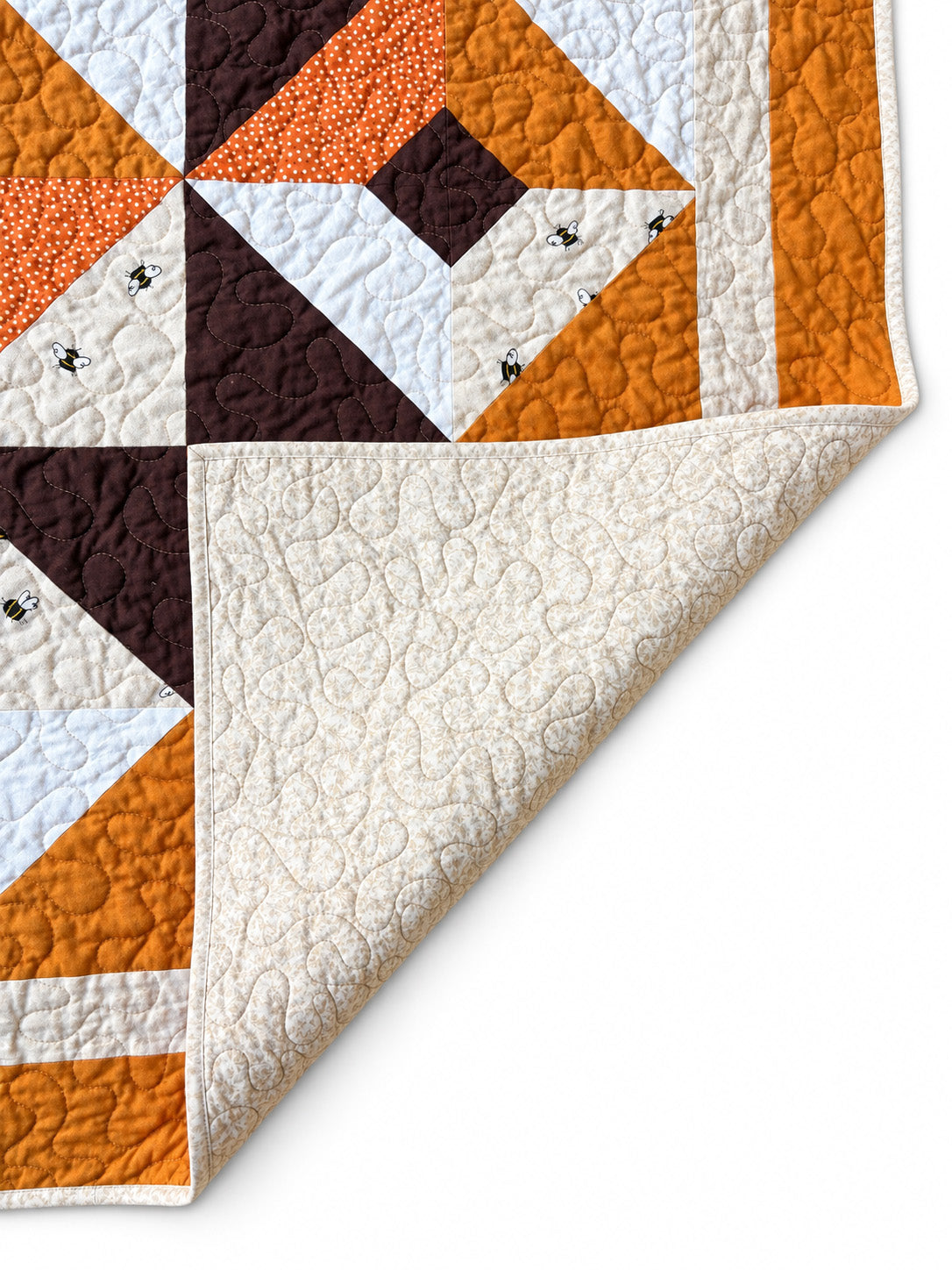Autumn Honey Throw / Lap Quilt Demee Design
