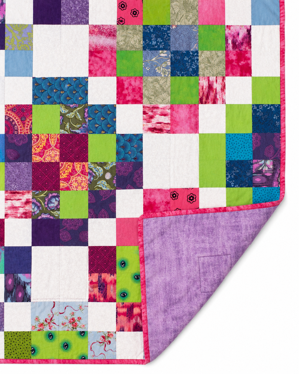Confetti Floral Patchwork Quilt Demee Design