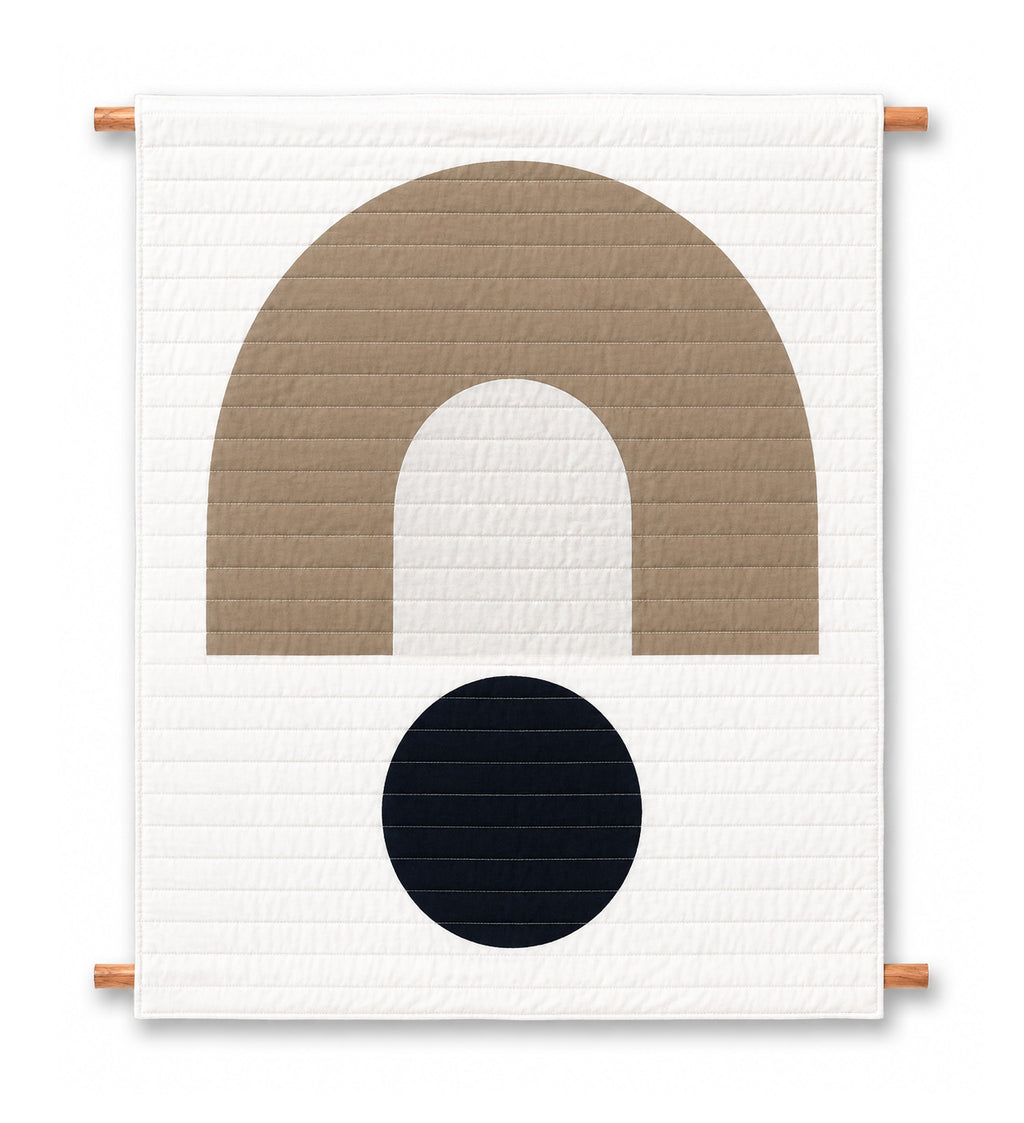 Rise - Handmade Quilted Wall Hanging Demee Design