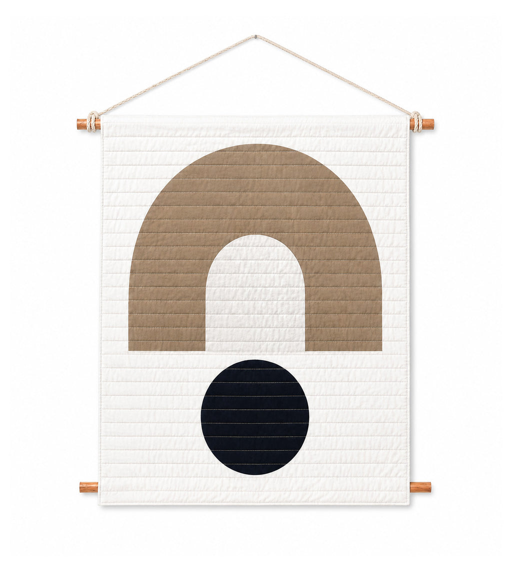 Rise - Handmade Quilted Wall Hanging Demee Design