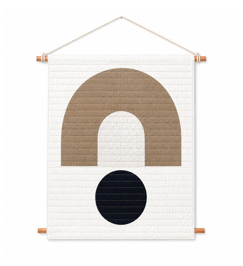 Rise - Handmade Quilted Wall Hanging Demee Design