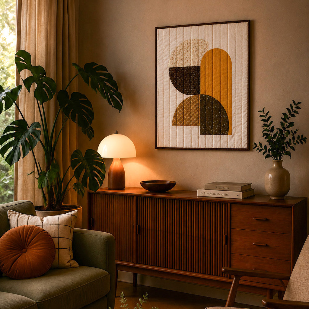 Golden Horizon - Sienna - Quilted Wall Hanging Demee Design