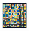 Simpsons Quilt – Geometric Patchwork Blanket Demee Design