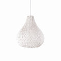 The Solara Pendant Light - White Ivory & Deene