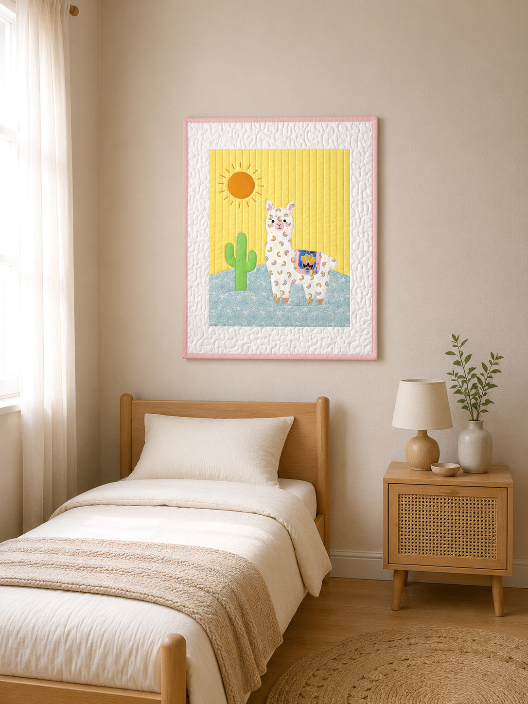 Llama Wall Hanging - Nursery & Kids Room Decor Demee Design