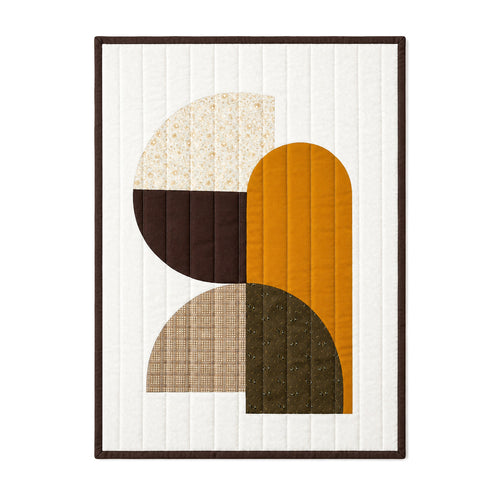 Golden Horizon - Golden - Quilted Wall Hanging Demee Design