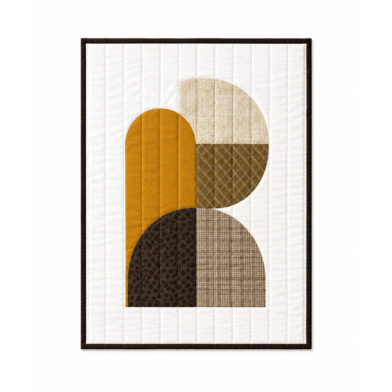 Golden Horizon - Amber - Quilted Wall Hanging Demee Design