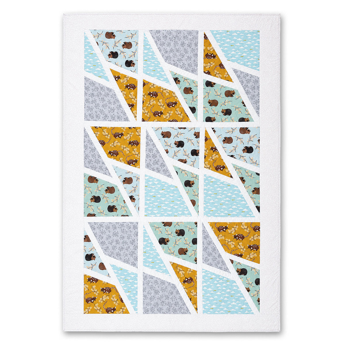 Australian Animal Baby Quilt Demee Design