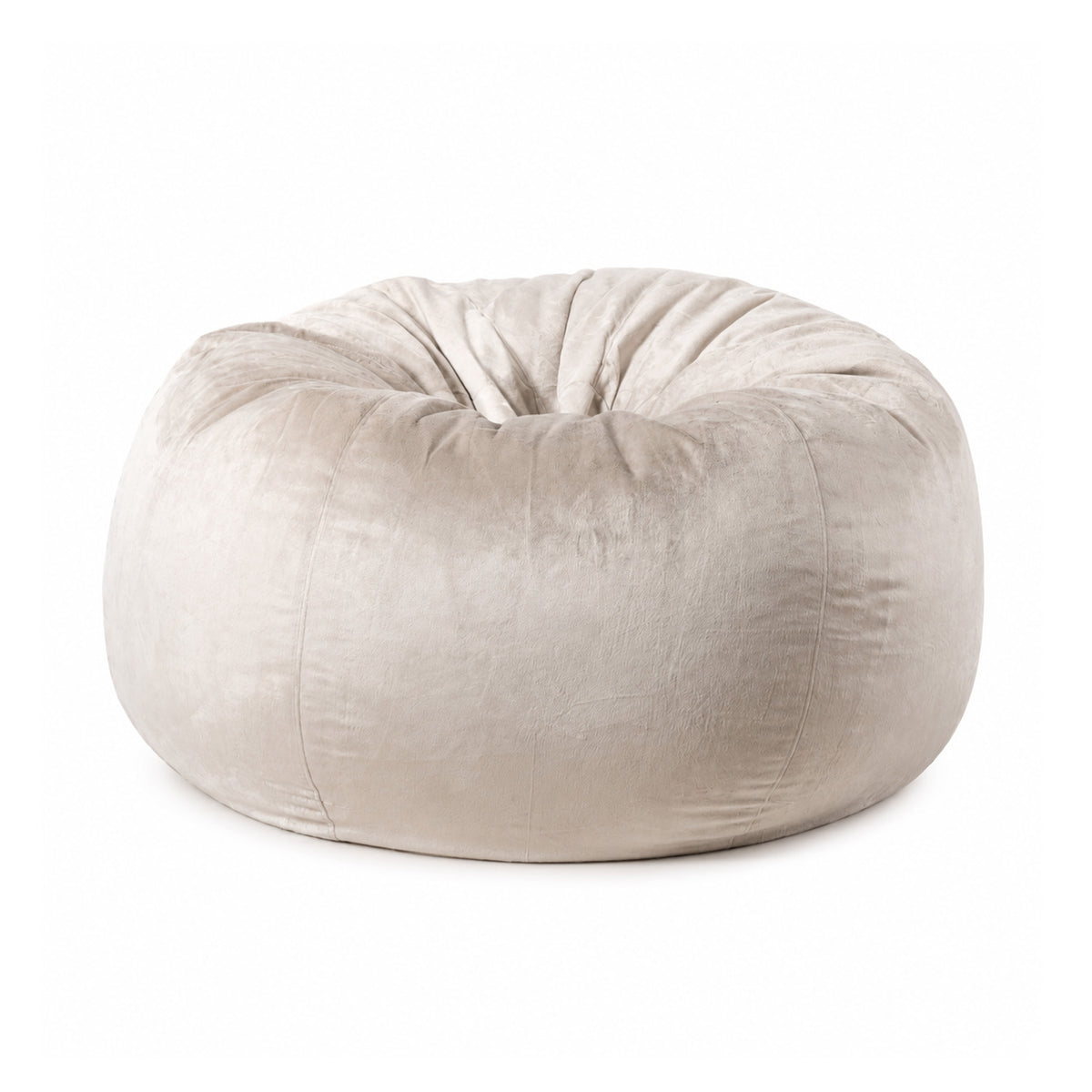 Pierre Fur Bean Bag - Champagne Latte Ivory & Deene