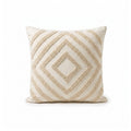 The Diamond Tufted Cushion Ivory & Deene