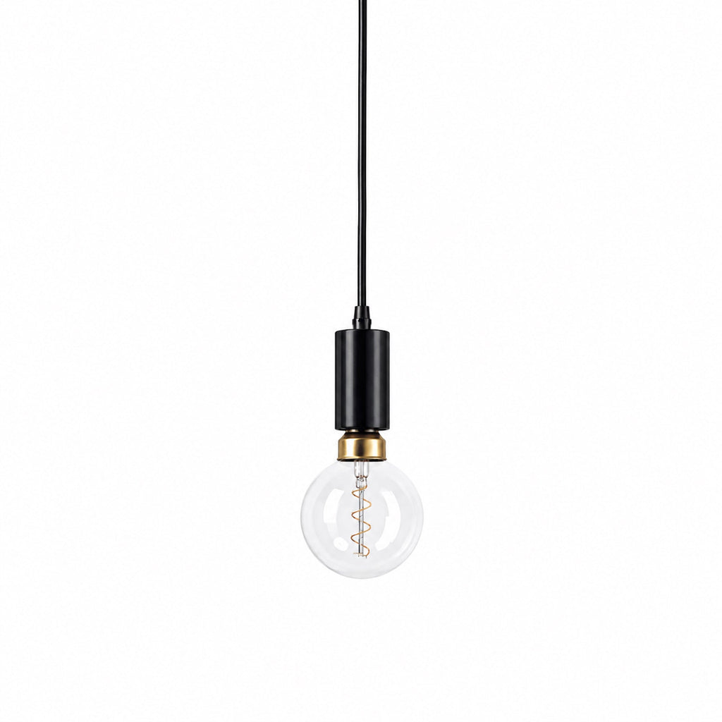 Riley Pendant Light - Matt Black Ivory & Deene