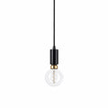 Riley Pendant Light - Matt Black Ivory & Deene