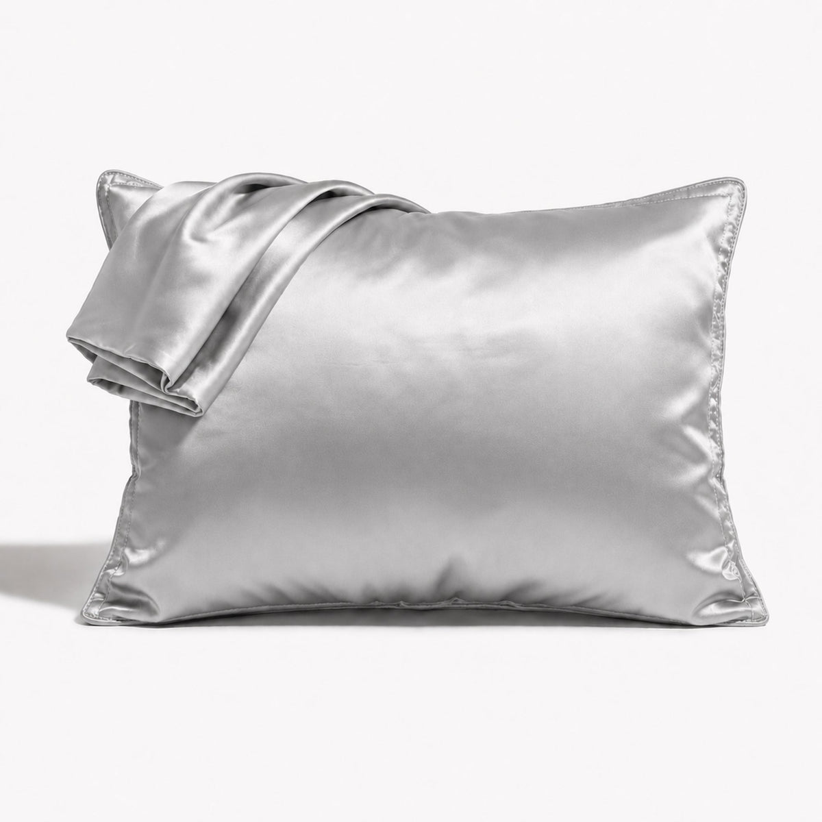 Satin Pillowcase Set - Silver Ivory & Deene